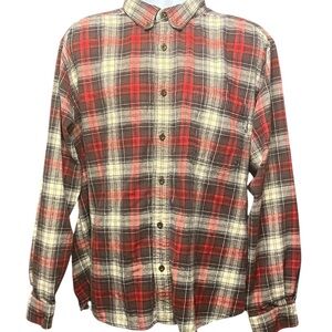 Woolrich Men's Plaid Button Down Shirt 2XL